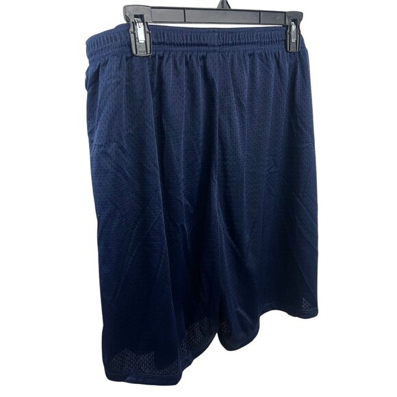 Soffe Men's 6'' Poly Mesh Shorts Navy Blue Size 2XL Pockets Athletic Running - Picture 2 of 9